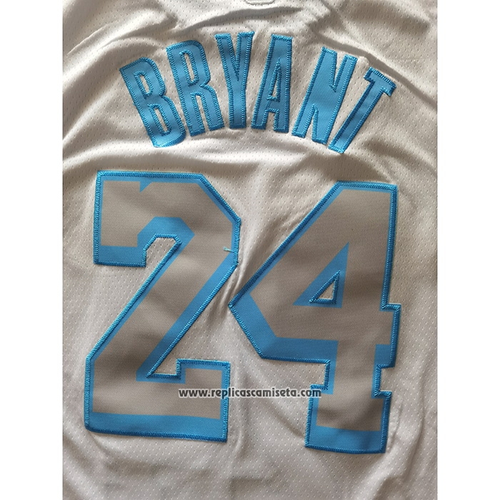 Camiseta Los Angeles Lakers Kobe Bryant #24 Ciudad 2020-21 Blanco